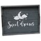 Elegant Designs Decorative Wood Serving Tray with Handles, 15.50" x 12", "Sweet Dreams"